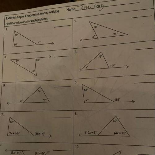 Part 2 of exterior angle