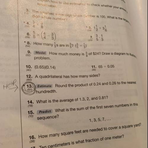 Hi my name is Ava and I was wondering if you could help me with this one problem 13