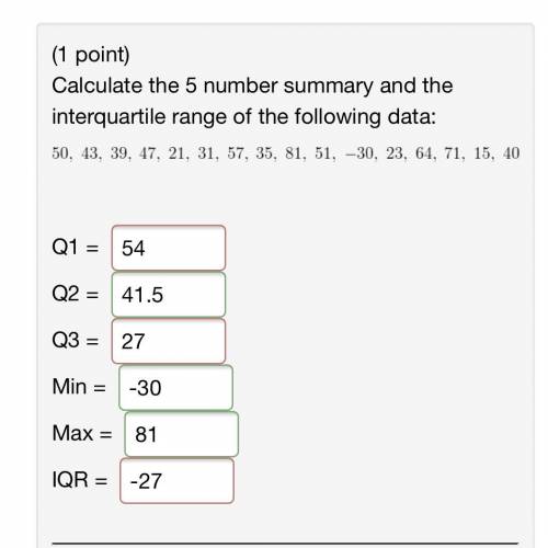 Can someone help me find the Q1 , Q3 and IQR!!?