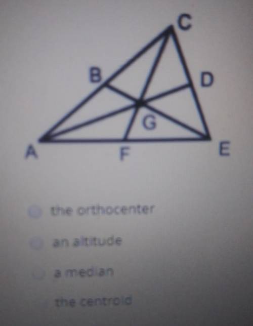 What is segment EB to Triangle ACE and points B, D and F are midpoints?