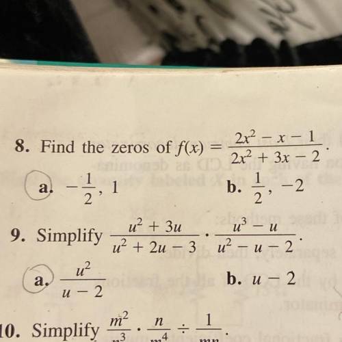 Need help with number 8 solving it