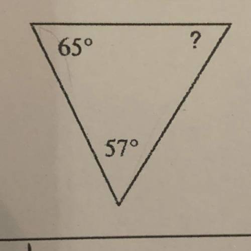 Find the missing angle! Please add an explanation!