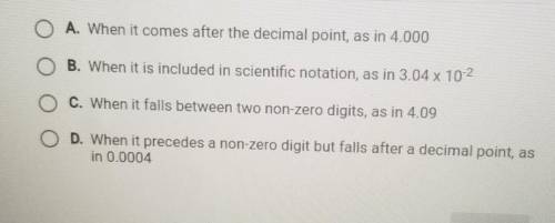 When is a zero not significant?