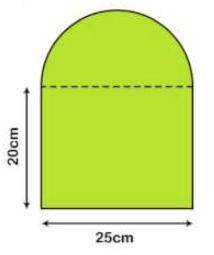 1. Use the figure shown to complete part a and b. a) Find the area of the figure. Show all work (for