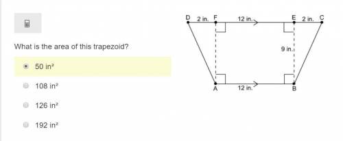PLZ HELP FAST!!  What is the area of this trapezoid? (pretend i didnt click anything)