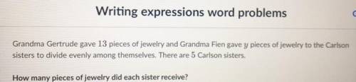 How many pieces of jewelry did each sister receive