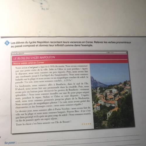Help with this please, French assignment