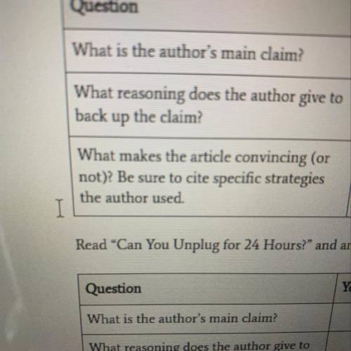 What is the authors main claim in the reading guest opinion step away from screen