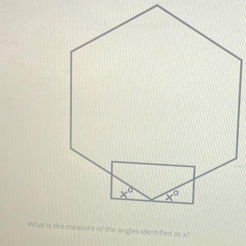 This figure is composed of a regular hexagon and a rectangle.