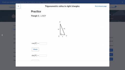 This is for trigonometric ratios in right triangles.