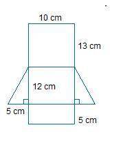 Which equation can be used to calculate the surface area of the triangular prism net show below? The