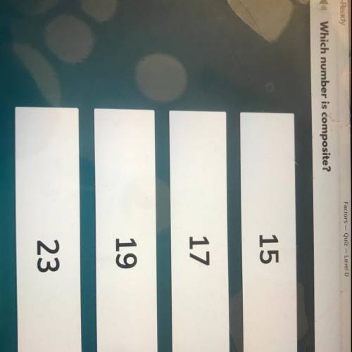Which number is composite?