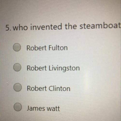 Who invented the steamboat