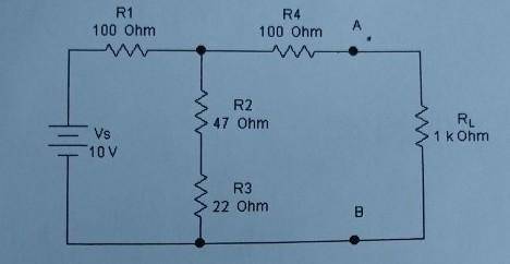 Equivalent resistance of the circuit, Rtotalii. Current from supply, Is iii. Current through resisto