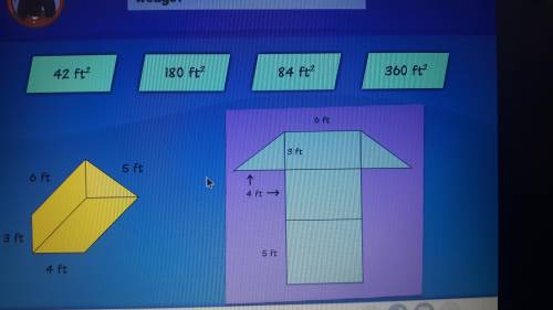 What is the surface area of the wedge