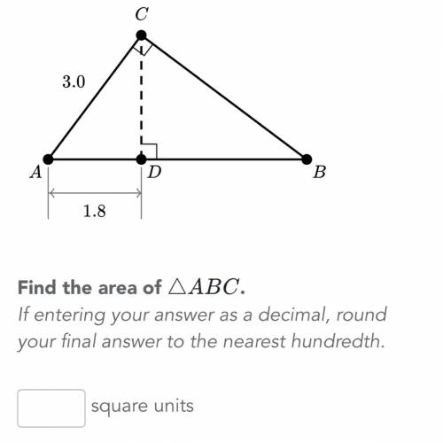 Find the Area of Triangle ABC
