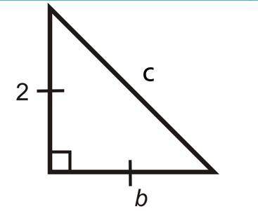 Find the length of c Question 1 options: A.4 √ = 2 B.8√ C.16√ = 4 D.32√= 42√ E.none of the above
