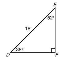 What is the perimeter of DEF to the nearest tenth? DFE is a right angle triangle. The length of DE i