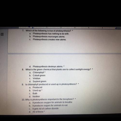 Does Anyone Know The Answers To These?