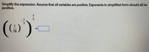 Simplify the expression. Assume that all variables are positive. Exponents in simplified form should