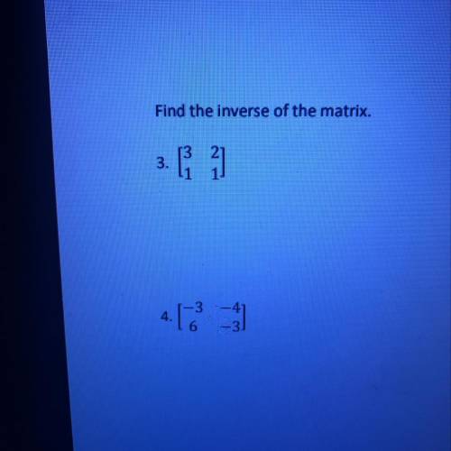 How would I find the inverse I’m confused ?
