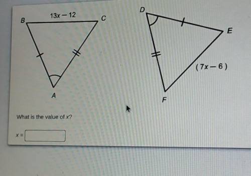 What is the value of x?