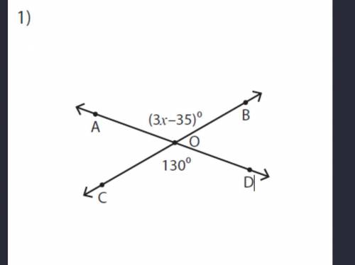 Find angle AOC. What is its value? ANSWER CHOICES A. 40 B. 130 C. 50