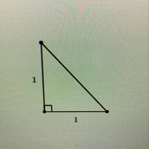Find the length of the third side to the nearest tenth.  2 Submit Answer