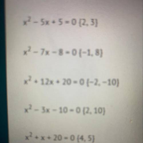 Choose all the equations which are correctly solved?