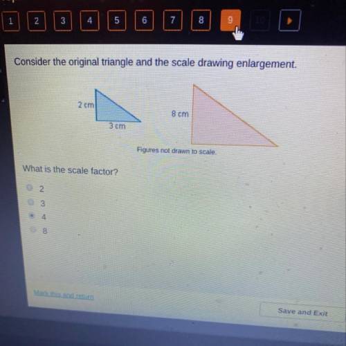 HELP ME ASAP WITH THIS MATH QUESTION PLEASE, what is the scale factor ?
