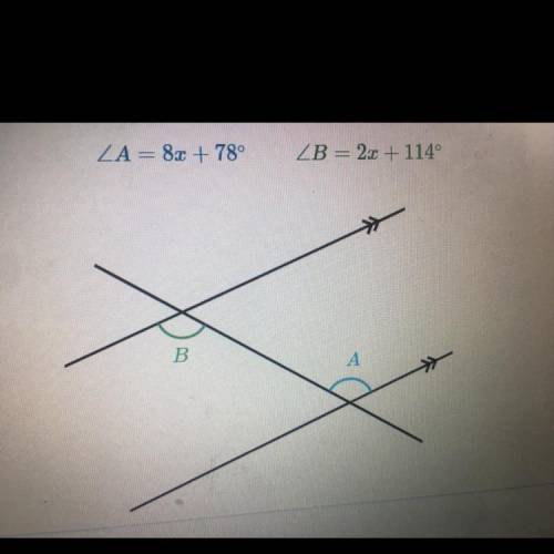 Solve for x then solve for b