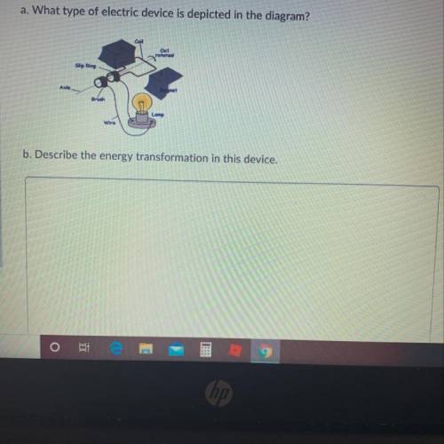 Help quickly on electric device and describe the energy transformation