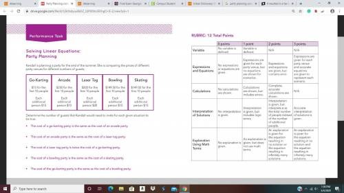 Perfomance Task: Please make sure you show your work for full credit. I WILL MAKE YOU BRAINLIES PLZ