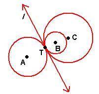 Which of the following pair(s) of circles have l as a common external tangent? Select all that apply