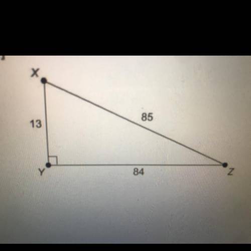 Triangle XYZ is a right triangle with lengths shown. What is the decimal value of cos X?  Round the