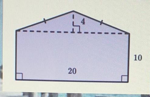 Find the area of the figure below pls me needs help