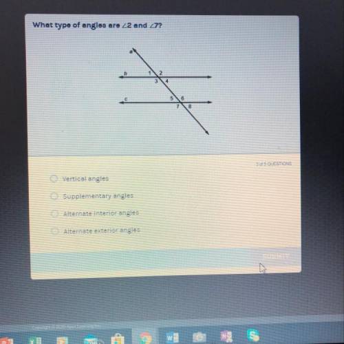 What type of angles are <2 and <7