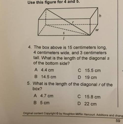 I need help with 4 and 5 please