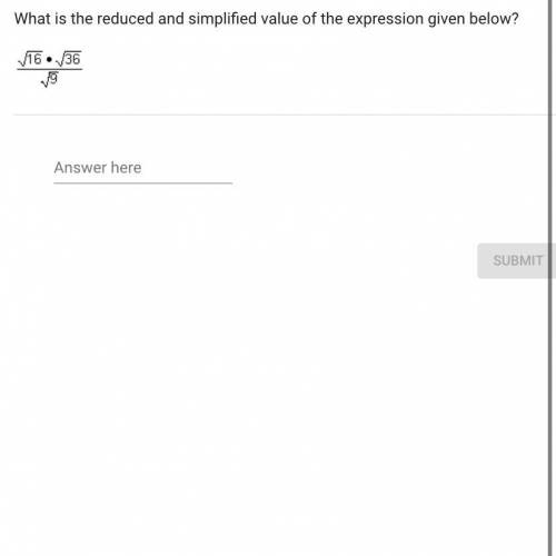 What is the reduced and simplified value of the expression given below