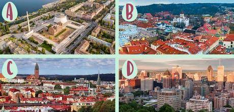 Which one of these cities lie closest to the equator