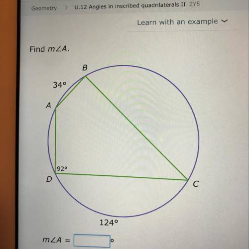 Find measure of angle A