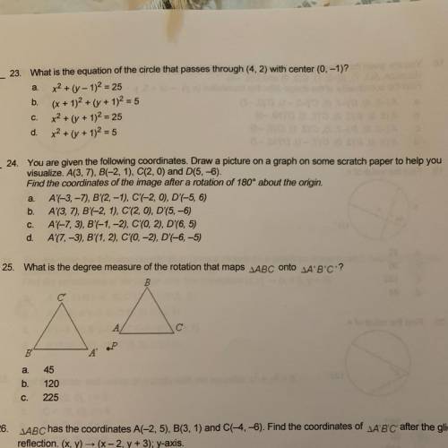 Can someone help me with 24 please?