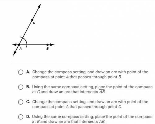 What is the best next step in the constructed of a line that passes through point C and is parallel