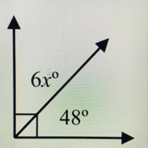 Please find the value of x