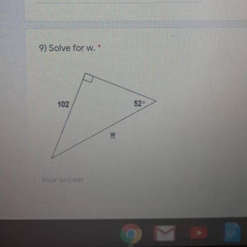 Solve for W  Help plz