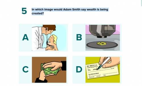 In which image would Adam Smith say wealth is being created?