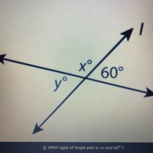 What type of angle pair is ?