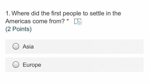 Where did the first people go settle in the America’s come from