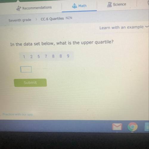 I need help with this question on IXL