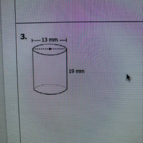 Find the volume of the figure